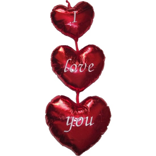 TRES CORAZONES BRILO I LOVE YOU 70 CM image 0