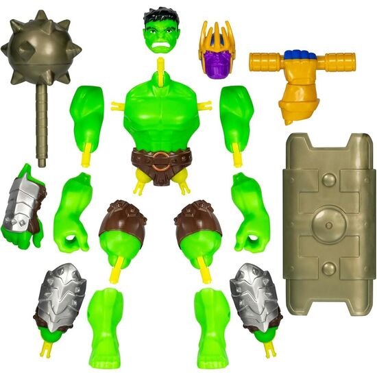 FIGURA HULK DELUXE MIX MASHERS MARVEL 12CM image 2