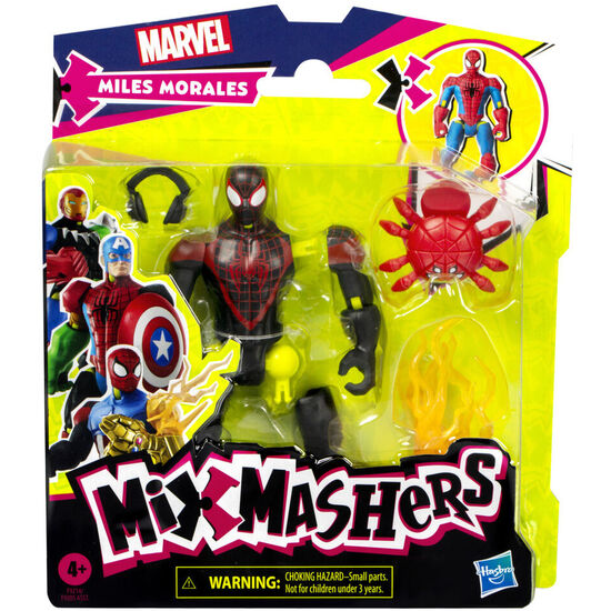 FIGURA MILES MORALES MIX MASHERS MARVEL 12CM image 0