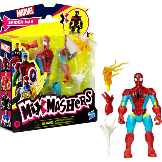 FIGURA SPIDER-MAN MIX MASHERS MARVEL 12CM image 3