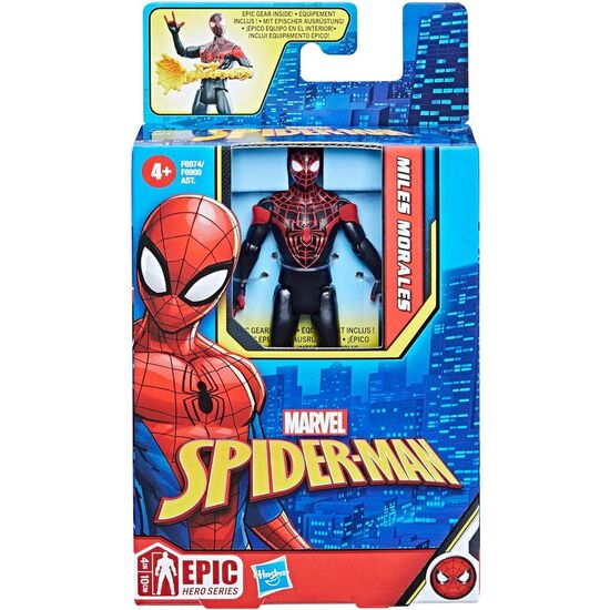 FIGURA MILES MORALES SPIDER-MAN MARVEL 10CM image 0
