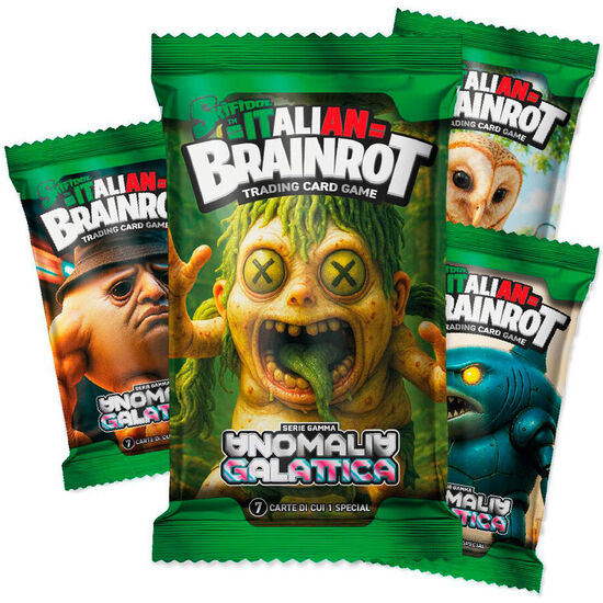 SOBRE 7 CARTAS COLECCIONABLES ANOMALIA GALACTICA SERIE 3 ITALIAN BRAINROT ITALIANO SURTIDO image 0
