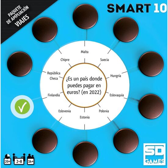 EXPANSION VIAJES JUEGO SMART 10 ESPAÃ±OL image 1