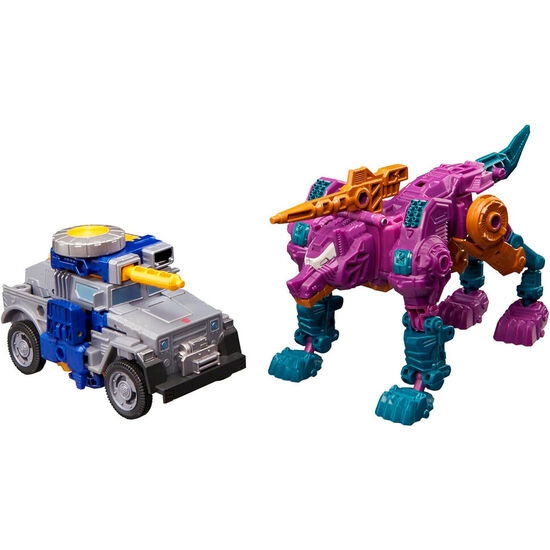 SET 2 FIGURAS FISITRON & CARNIVAC TRANSFORMERS AGE OF THE PRIMES 14CM image 2