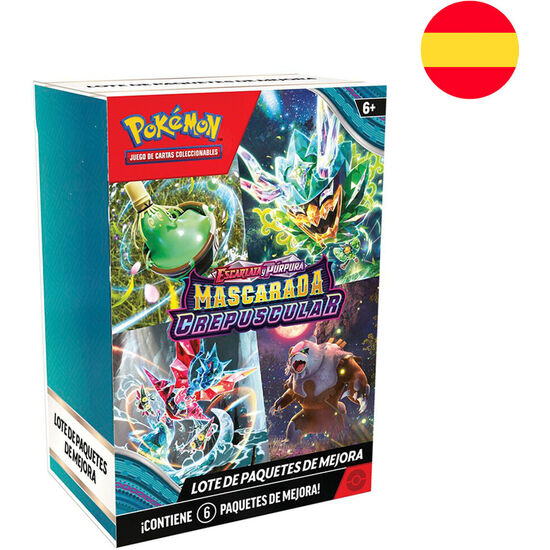 JUEGO CARTAS BOOSTER BUNDLE MASCARADA CREPUSCULAR POKEMON ESPAÃ±OL image 0
