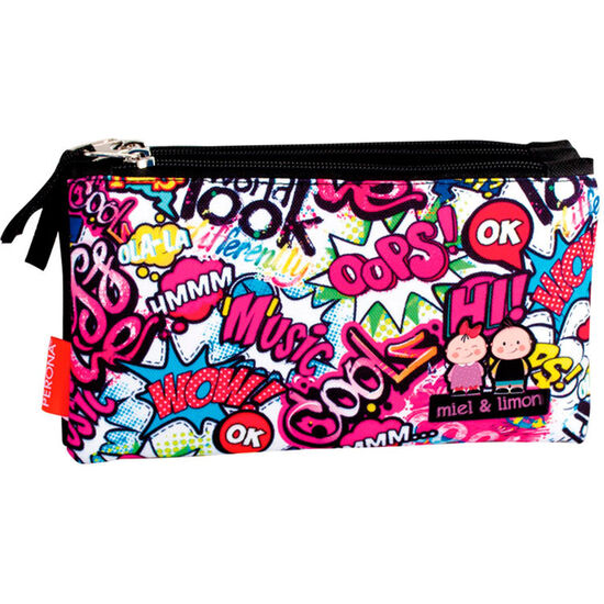 PORTATODO PERONA MIEL & LIMON KISS ME TRIPLE image 0