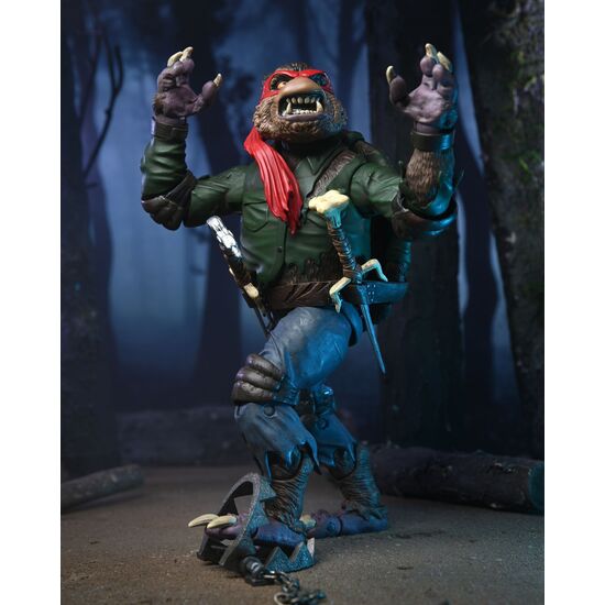 FIGURA ULTIMATE RAPHAEL AS THE WOLFMAN UNIVERSAL MONSTERS TORTUGAS NINJA 18CM image 2