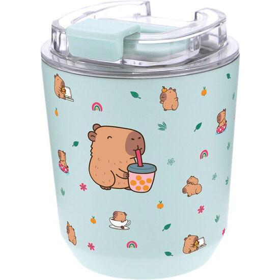 VASO TERMICO CAFE BUBBLE TEA CAPIBARA 280ML image 0