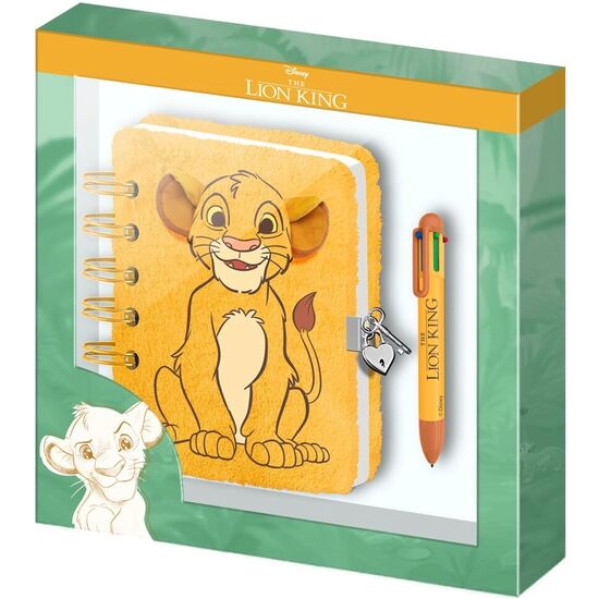DIARIO PELUCHE + BOLIGRAFO EL REY LEON DISNEY image 0