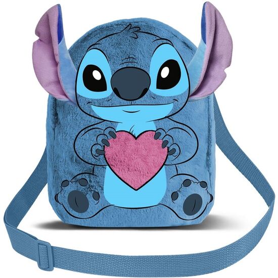 BOLSO PELUCHE CORAZON STITCH DISNEY image 0
