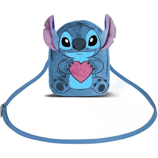 BOLSO PELUCHE CORAZON STITCH DISNEY image 0