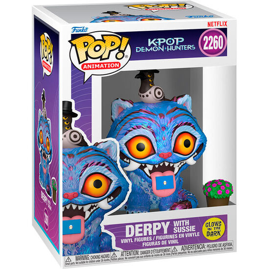 FIGURA POP KPOP DEMON HUNTERS DERPY WITH SUSSIE GLOW image 0