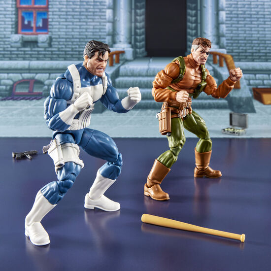 BLISTER 2 FIGURAS PUNISHER & NICK FURY THE PUNISHER GAMERVERSE MARVEL LEGENDS SERIES 15CM image 2