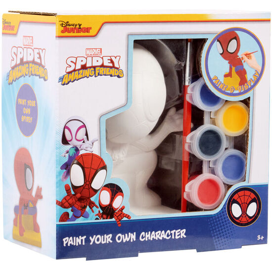 FIGURA YESO PARA PINTAR SPIDERMAN MARVEL image 0