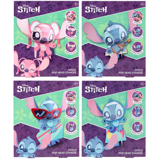 FIGURA 3D STITCH DISNEY 20CM SURTIDO image 0