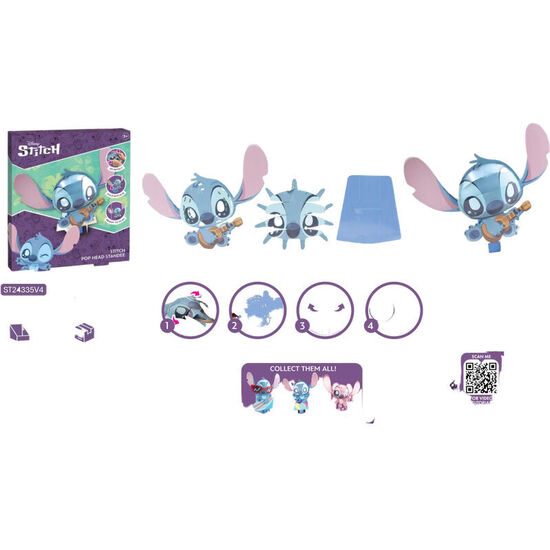 FIGURA 3D STITCH DISNEY 20CM SURTIDO image 2