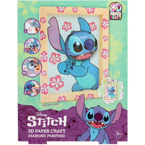 MOSAICO DIAMANTE CRAFT 3D STITCH DISNEY image 0