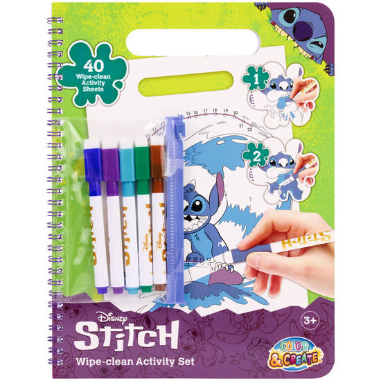 LIBRO MAGICO PINTA CON AGUA STITCH DISNEY image 0