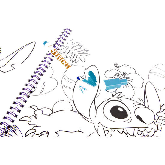 LIBRO MAGICO PINTA CON AGUA STITCH DISNEY image 2