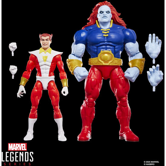 BLISTER 2 FIGURAS STARFOX & CHAMPION OF THE UNIVERSE MARVEL LEGENDS SERIES 15CM image 1