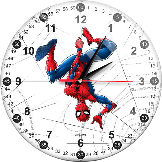 RELOJ PARED SPIDERMAN MARVEL image 0