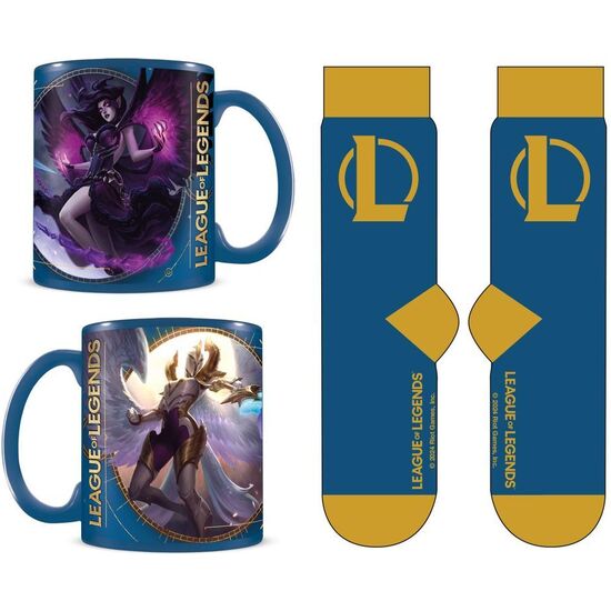 SET TAZA Y CALCETINES LEAGUE OF LEGENDS image 0