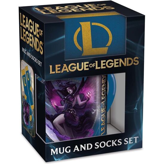 SET TAZA Y CALCETINES LEAGUE OF LEGENDS image 1