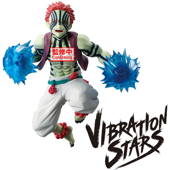 FIGURA AKAZA VIBRATION STARS DEMON SLAYER KIMETSU NO YAIBA 16CM image 0