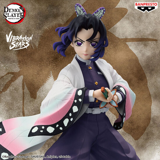 FIGURA SHINOBU KOCHO VIBRATION STARS DEMON SLAYER KIMETSU NO YAIBA 14CM image 1