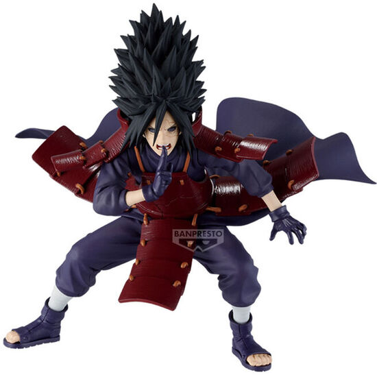 FIGURA MADARA UCHIHA VIBRATION STARS NARUTO SHIPPUDEN 17CM image 0