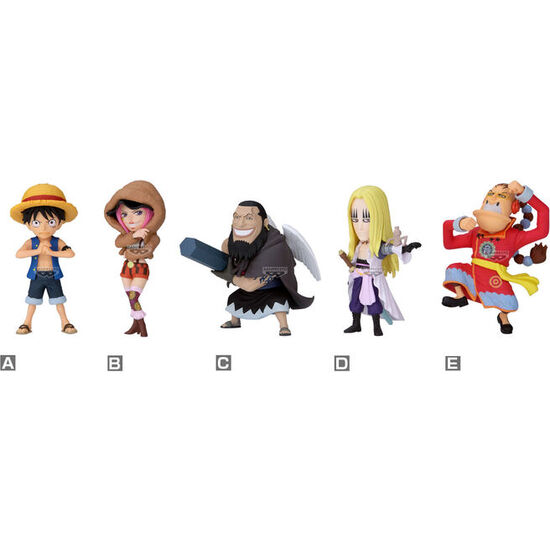 FIGURA WORLD COLLECTABLE SABAODY ISLAND THE WORST GENERATION ONE PIECE 8CM SURTIDO image 0