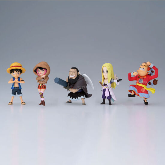 FIGURA WORLD COLLECTABLE SABAODY ISLAND THE WORST GENERATION ONE PIECE 8CM SURTIDO image 1