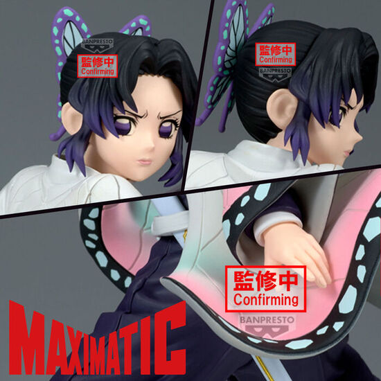FIGURA SHINOBU KOCHO MAXIMATIC DEMON SLAYER KIMETSU NO YAIBA 18CM image 0