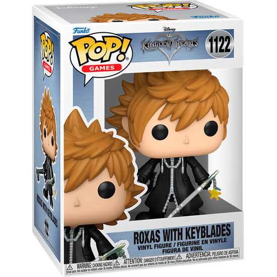 FIGURA POP KINGDOM HEARTS ROXAS WITH KEYBLADES image 0