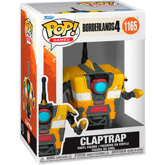 FIGURA POP BORDERLANDS 4 CLAPTRAP image 1