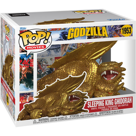 FIGURA POP SUPER GODZILLA SLEEPING KING GHIDORAH image 1