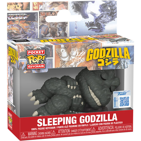 LLAVERO POCKET POP GODZILLA SLEEPING GODZILLA image 1