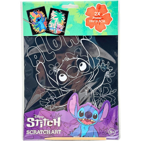 SET PAPELERIA SCRATCH ART STITCH DISNEY image 0