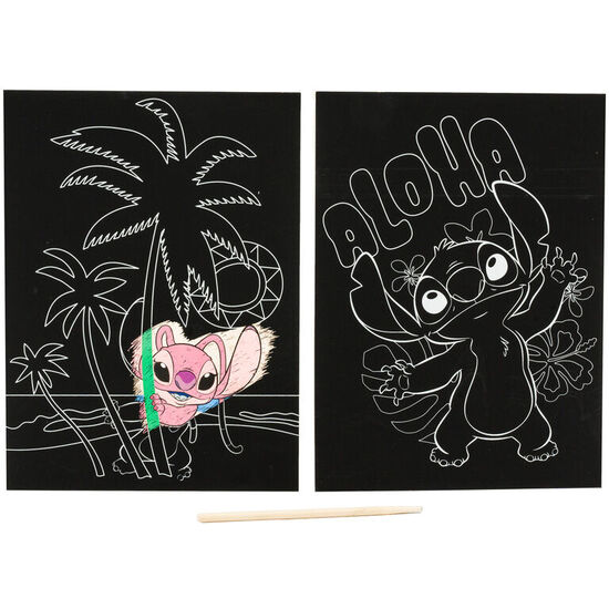 SET PAPELERIA SCRATCH ART STITCH DISNEY image 1