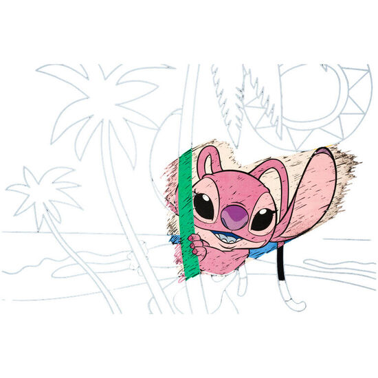 SET PAPELERIA SCRATCH ART STITCH DISNEY image 2