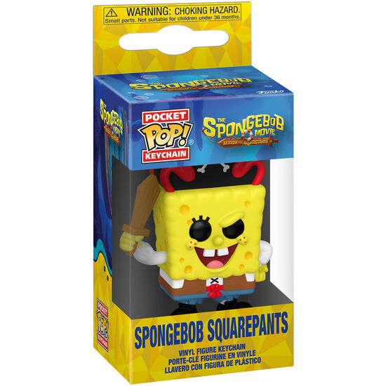 LLAVERO POCKET POP BOB ESPONJA UNA NUEVA AVENTURA PIRATA SPONGEBOB SQUAREPANTS image 1