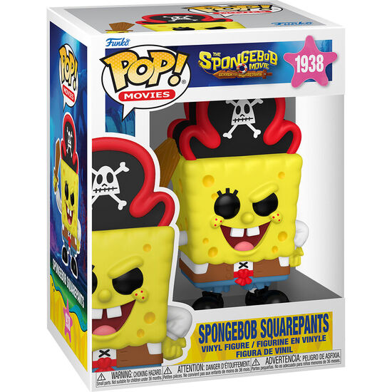 FIGURA POP BOB ESPONJA UNA NUEVA AVENTURA PIRATA SPONGEBOB SQUAREPANTS image 1