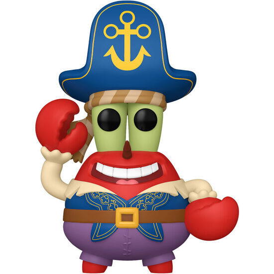 FIGURA POP BOB ESPONJA UNA NUEVA AVENTURA PIRATA MR. KRABS image 0
