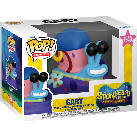 FIGURA POP BOB ESPONJA UNA NUEVA AVENTURA PIRATA GARY image 0