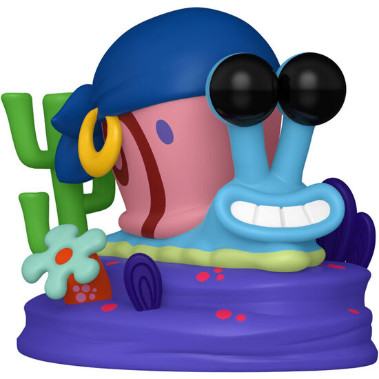 FIGURA POP BOB ESPONJA UNA NUEVA AVENTURA PIRATA GARY image 1