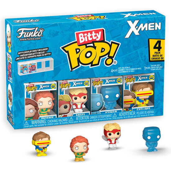 BLISTER 4 FIGURAS BITTY POP MARVEL X-MEN JEAN GREY image 0