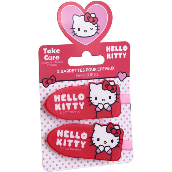 BLISTER 2 PINZAS PELO HELLO KITTY image 0