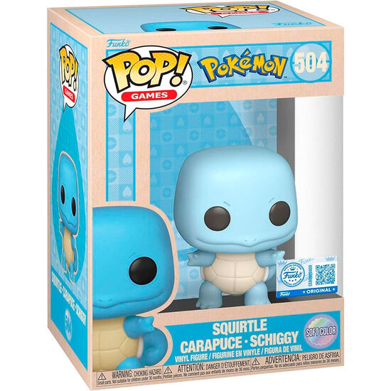 FIGURA POP POKEMON SQUIRTLE CARAPUCE SCHIGGY EXCLUSIVE image 1
