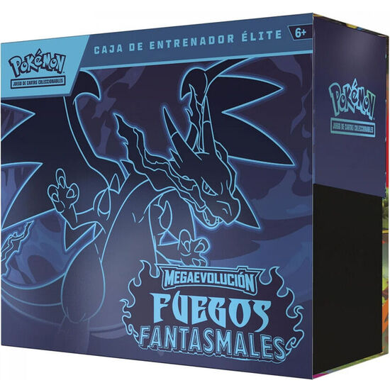 ESTUCHE ENTRENADOR ELITE CARTAS FUEGOS FANTASMALES POKEMON LATINO image 0