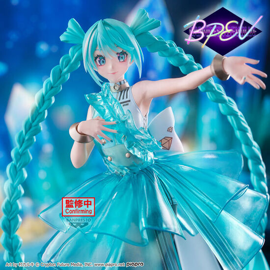 FIGURA EMERALDGEM CLEARLUXE HATSUNE MIKU 28CM image 1